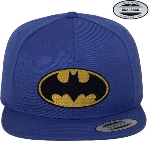Batman Logo Premium Snapback Cap Blue