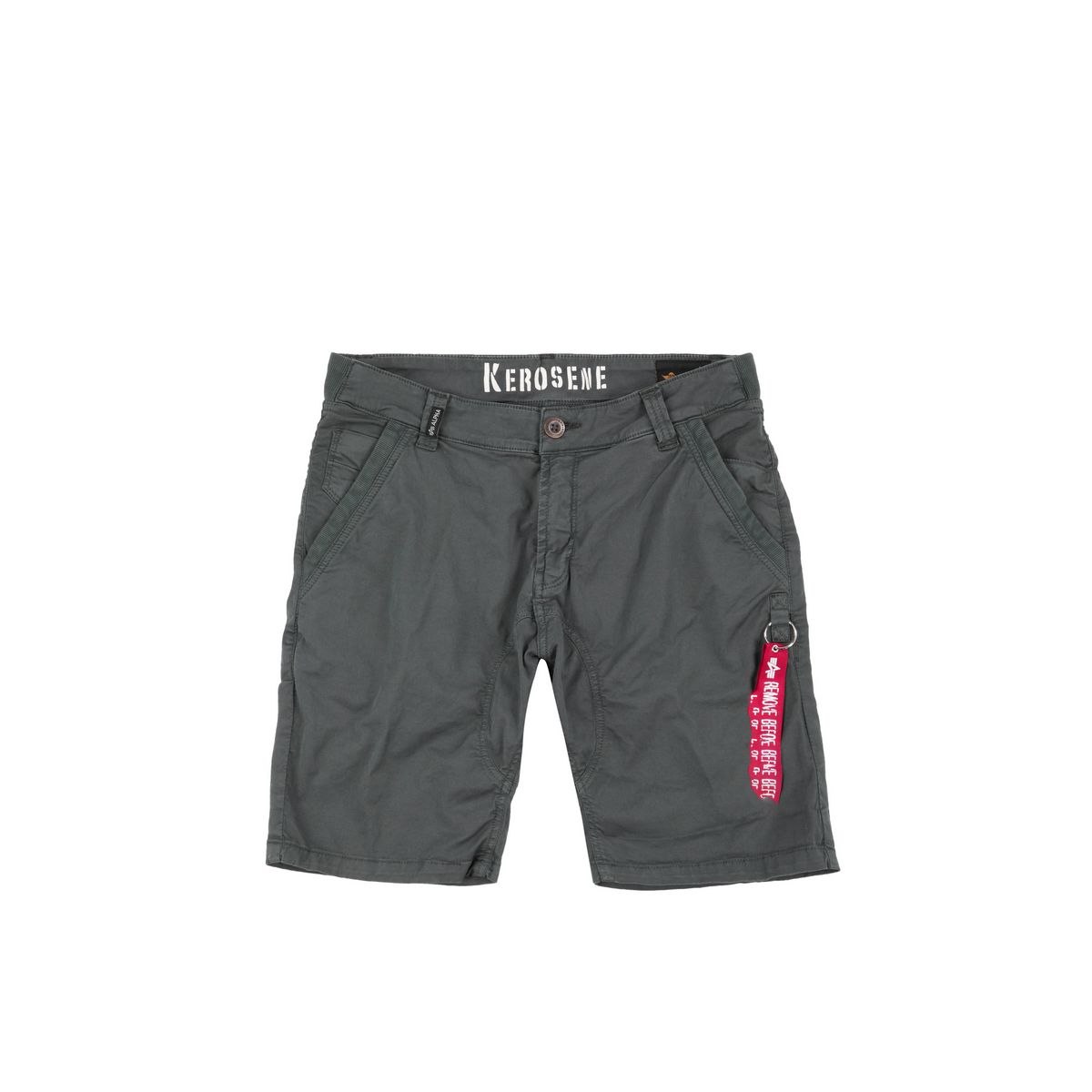 Alpha Industries Kerosene Short Shorts Hose Greyblack Shorts Herren Lifestyle kustom kult