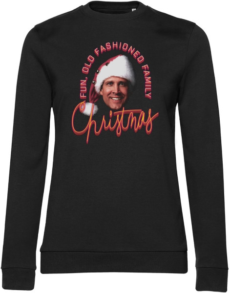 Lampoon's Christmas Damen Pullover Fun Old Fashioned Neon Girly Sweatshirt WB-53-LCV010