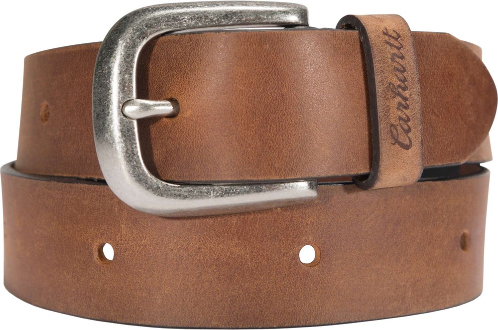 小物 Carhartt Tanned Leather Belt XL Carhartt Men's Oil Finish Leather Reversible Belt, Brown