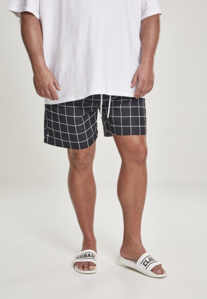 Urban Classics Check Swim Shorts