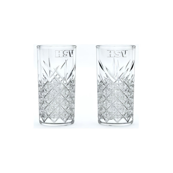Hamburger SV HSV Longdrinkglas Relief 2er-Set