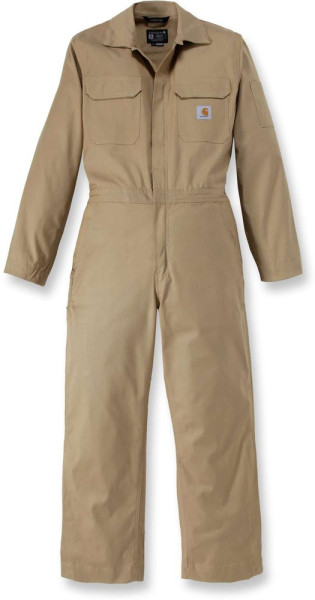 Carhartt Overall Rugged Flex Canvas Coverall Dark Khaki