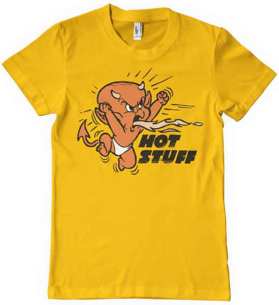 Hot Stuff Retro T-Shirt Gold