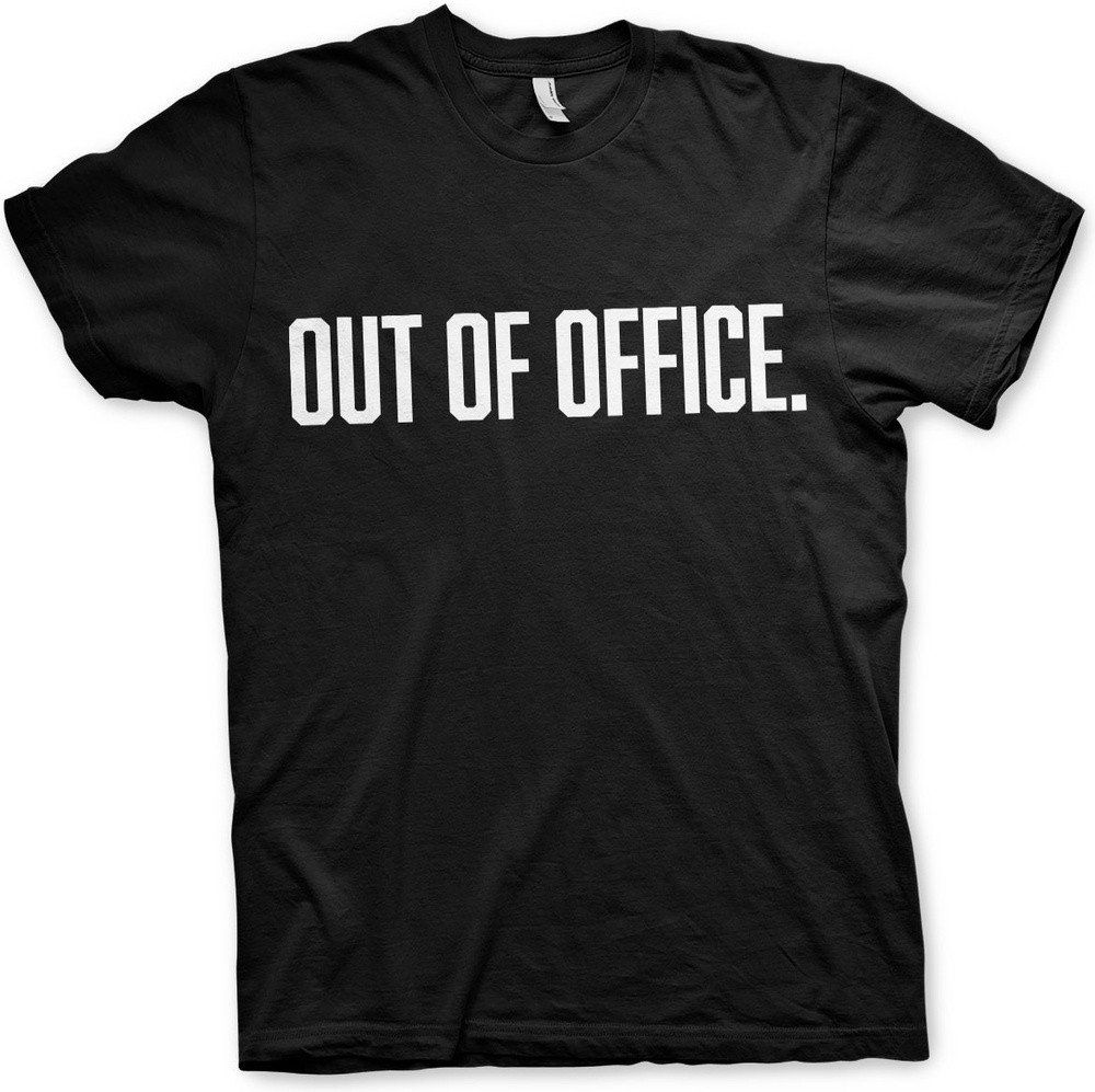 Hybris OUT OF OFFICE T-Shirt Schwarz - Herren / Unisex