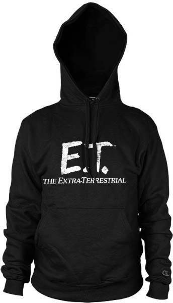 E.T. Extra Terrestrial Distressed Logo Big Tall Hoodie UV-3-ET003-H71-4