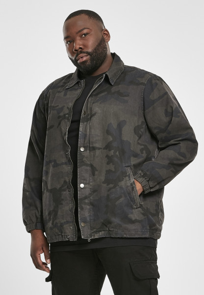Urban Classics Jacke Camo Cotton Coach Jacket Dark Camouflage