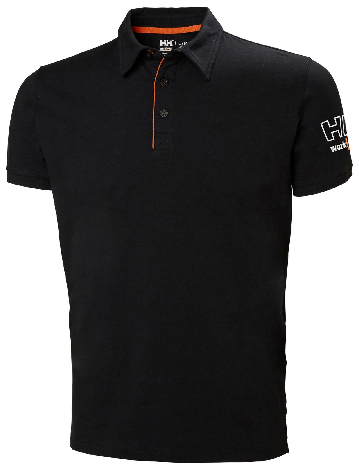 Helly Hansen T-Shirt 79241 Kensington Polo 990 Schwarz - Herren / Unisex