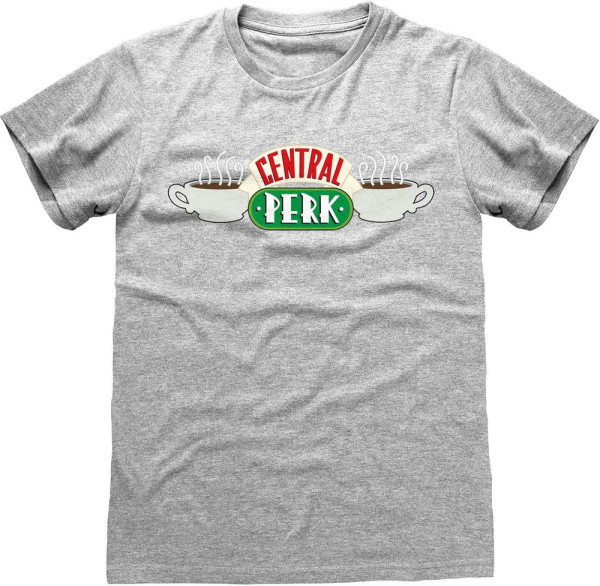 Friends - Central Perk T-Shirt Heather Grey