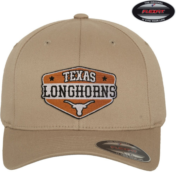 University of Texas - Austin Texas Longhorns Patch Flexfit Cap Khaki