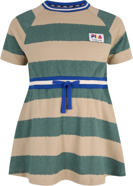 Fila Mädchen Kleid Twieflingen Aop Dress Fields of Rye/Blue Spruce Striped