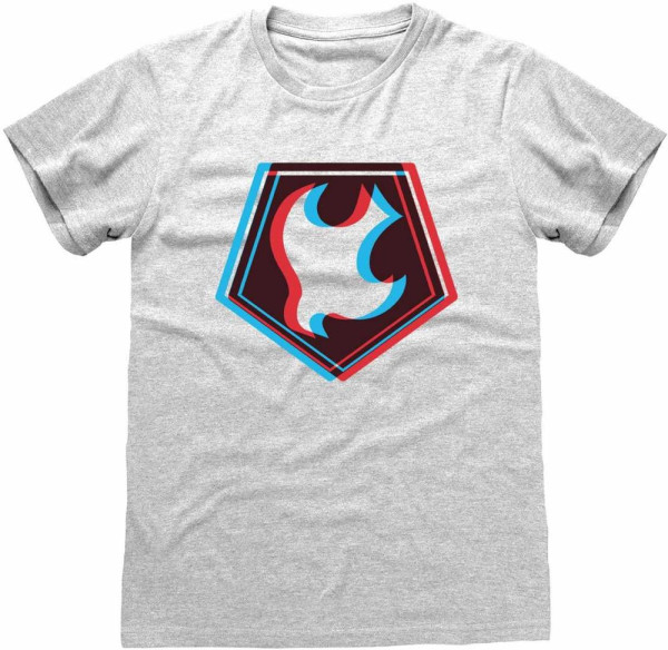 DC Peacemaker - Logo (Unisex) T-Shirt Heather Grey