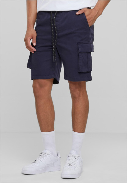 Urban Classics Drawstring Cargo Shorts Navy