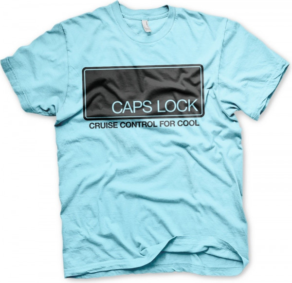 Hybris CAPS LOCK Cruise Control For Cool T-Shirt Skyblue