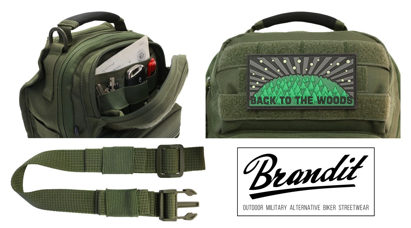 Brandit Tasche US Cooper EveryDayCarry-Sling in Black | Bags / Backpacks |  Men | Lifestyle