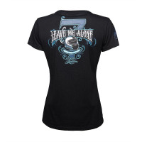 WCC West Coast Choppers Female Shirt Kimi Raikkönen Leave me alone Black