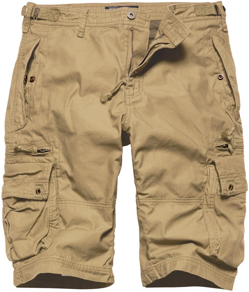 Vintage Industries Cargoshorts Gandor Shorts Dark Khaki - Herren / Unisex