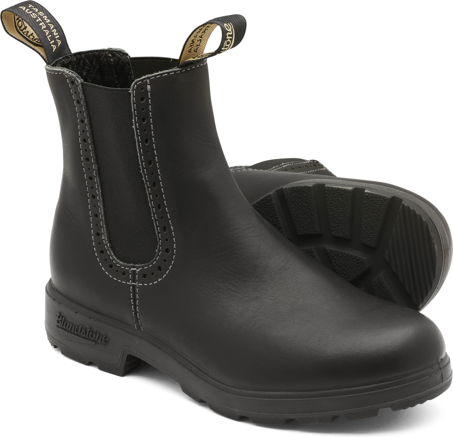 Blundstone Damen Stiefel Boots #1448 Brogued Voltan Leather (Women's Series) Schwarz - Damen