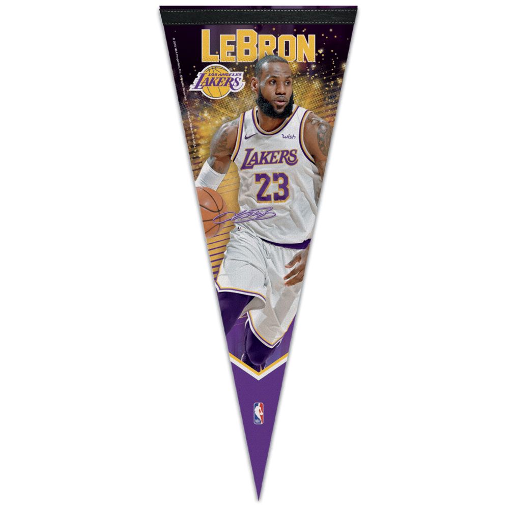 Los Angeles Lakers LeBron James Wimpel Basketball - Herren / Unisex