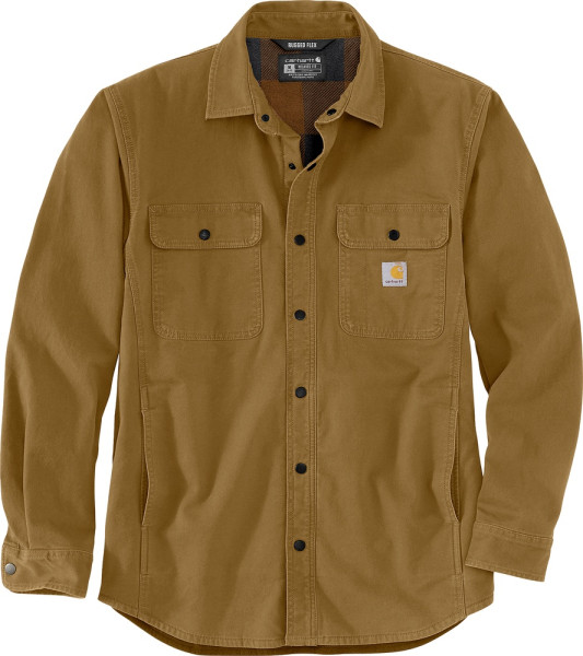 Carhartt Canvas Fleece-Lined Shirt Jac 105419