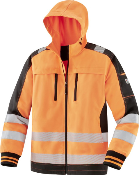 Terrax Workwear Warnschutz-Softshelljacke Orange