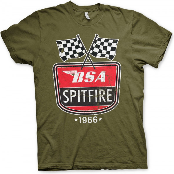 BSA Spitfire 1966 T-Shirt Olive