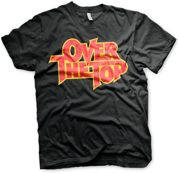 Over The Top Washed Logo T-Shirt Black