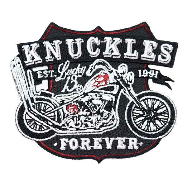 Lucky 13 Patch Knuckl Patch Black