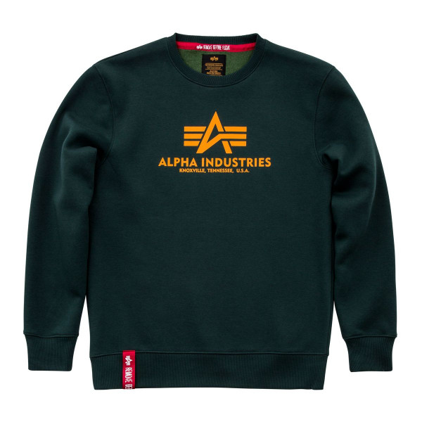Alpha Industries Basic Sweater Hoodies / Sweatshirts Dark Petrol