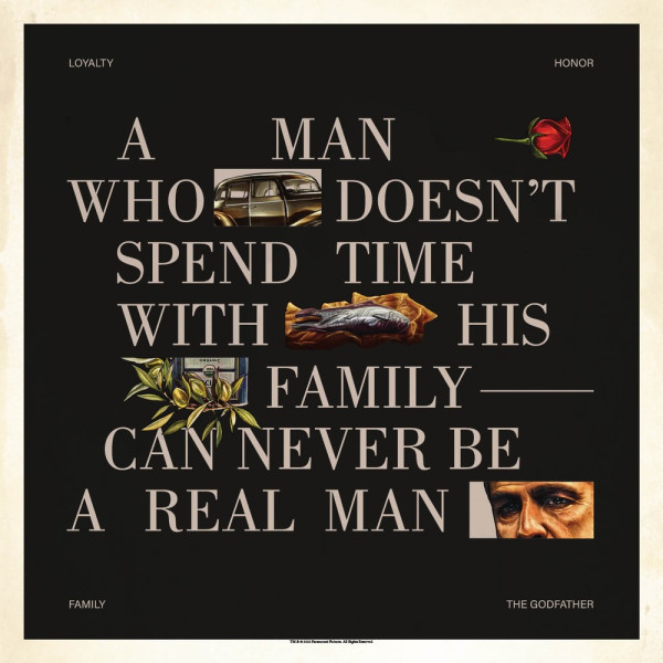 The Godfather Real Man Poster 50X50 Cm