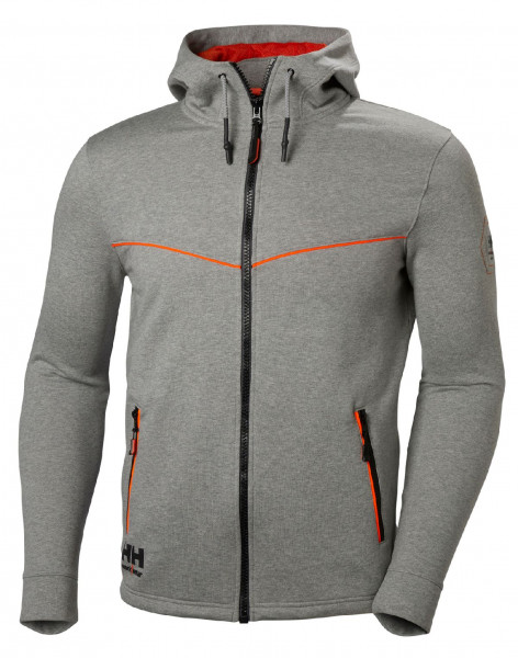 Helly Hansen Hoodie / Sweatshirt 79197 Chelsea Evolution Hood 930 Grey Melange