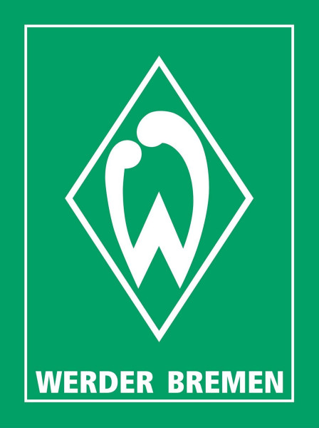 SV Werder Bremen Veloursdecke Fussball 1. Bundesliga Green