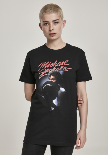 Merchcode Female Shirt Ladies Michael Jackson Tee Black