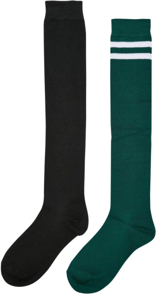 Urban Classics Socken Ladies College Socks 2-Pack Black/Jasper