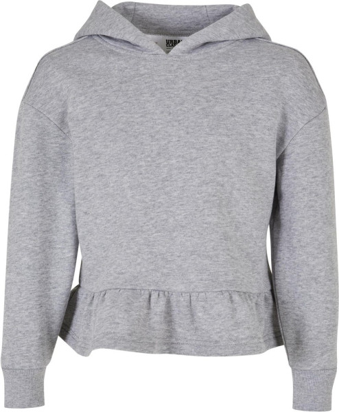 Urban Classics Mädchen Girls Organic Volants Hoody