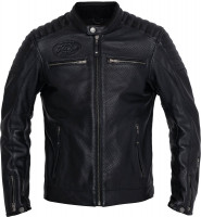 John Doe Motorrad Lederjacke Leather Jacket Dexter Black