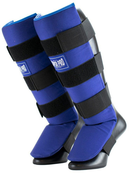 Super Pro Combat Gear Schienbeinschoner Savior Blau/Weiß
