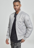 Urban Classics Bomber Jacke Basic Bomber Jacket Heather Grey