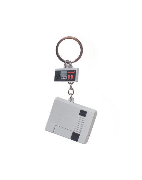 Nintendo - NES 3D Rubber Keychain Multicolor