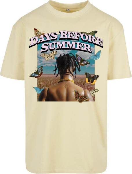 MT Upscale T-Shirt Days Before Summer Oversize Tee Soft Yellow