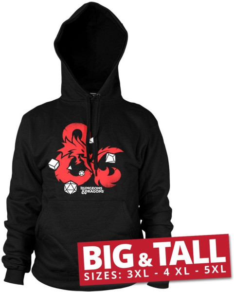 Dungeons & Dragons D&D Dices Big & Tall Hoodie