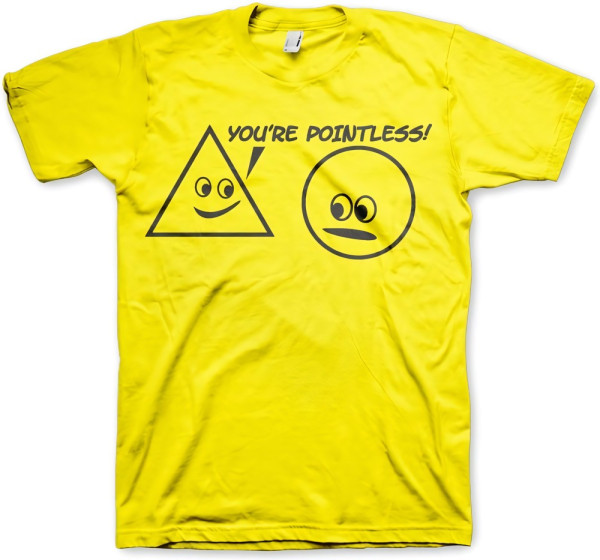 Hybris You're Pointless T-Shirt Yellow