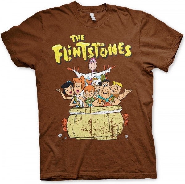 The Flintstones T-Shirt Brown