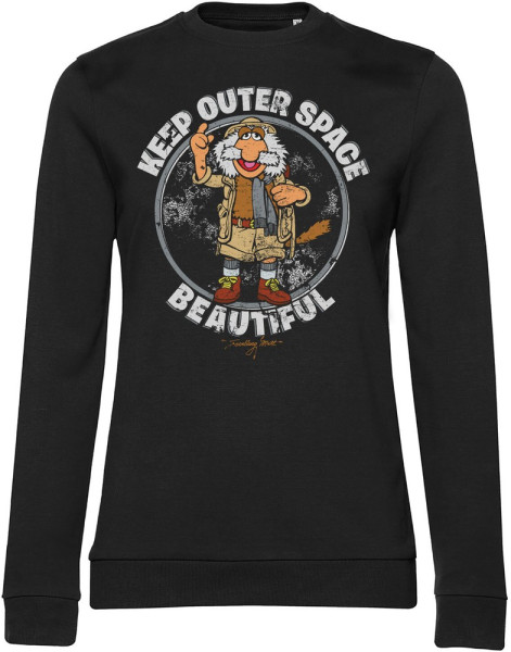 Fraggle Rock Damen Traveling Matt Make Outer Space Beautiful Girly Sweatshirt