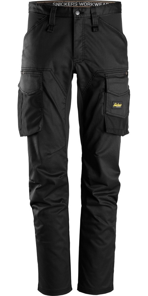 Snickers Workwear AllroundWork Stretch Arbeitshose ohne Kniepolster Schwarz - Herren / Unisex