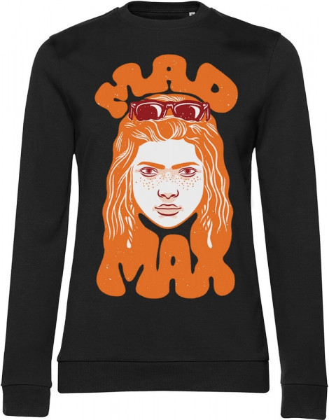 Stranger Things Mad Max Girly Sweatshirt Damen Black