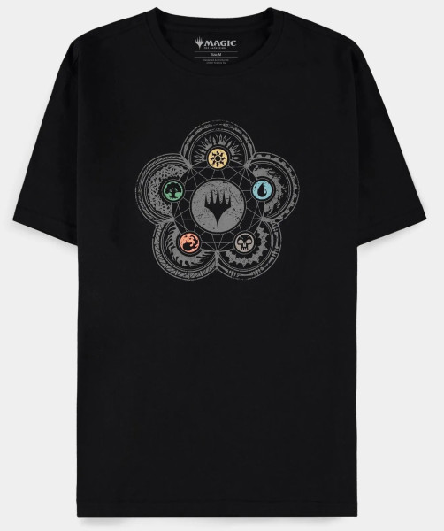Magic The Gathering - Mana - Men's Short Sleeved T-Shirt Black