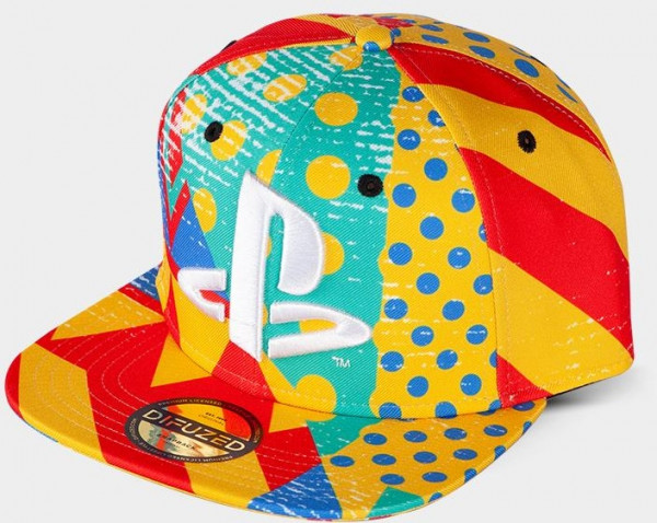 Sony - PlayStation - All Over Snapback Multicolor