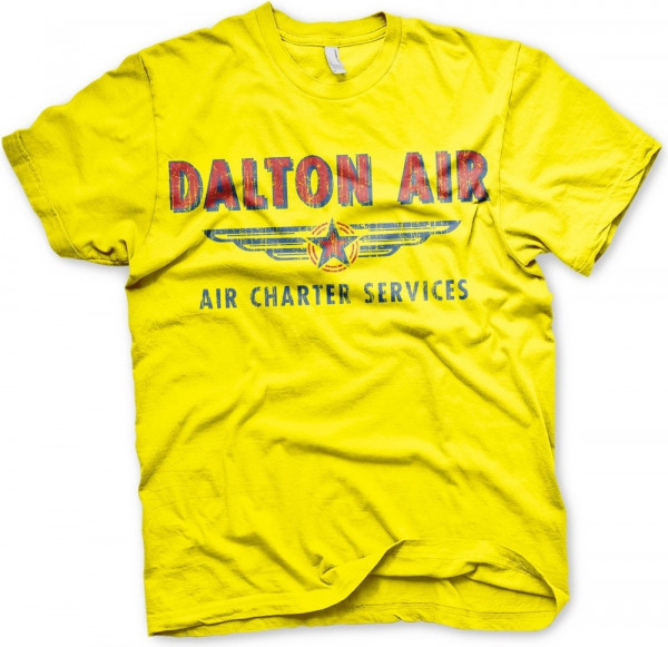MacGyver Daltons Air Charter Service T-Shirt Yellow