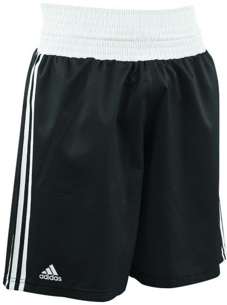 adidas Amateur Boxen leichte Short Schwarz/Weiß